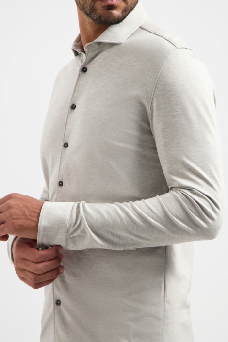 NO-EXCESS shirt jersey melange stretch